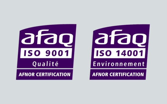 Nouvelles certifications ISO 9001 et 14001 !